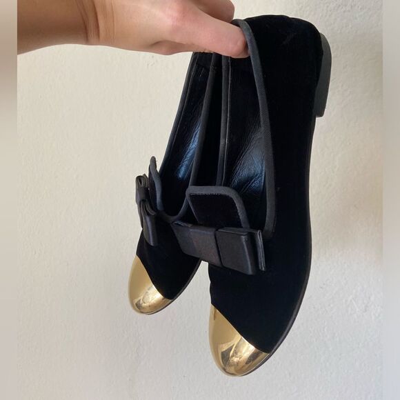 Giuseppe Zanotti Black Velvet Loafters Size 7,5 - Picture 3 of 10